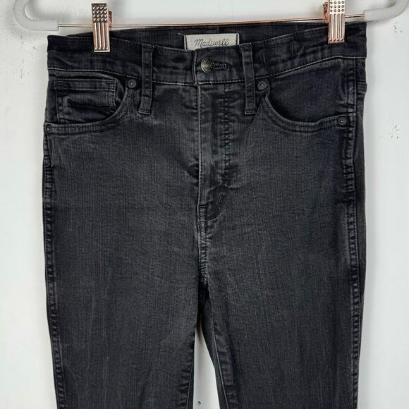 Madewell 10" High-Rise Stretch Skinny Jeans Preppy Minimalist Classic Grunge 26 - Picture 4 of 9
